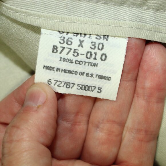 Timbercreek Men's 36x30 100% Cotton Khaki Pants - Picture 6 of 7